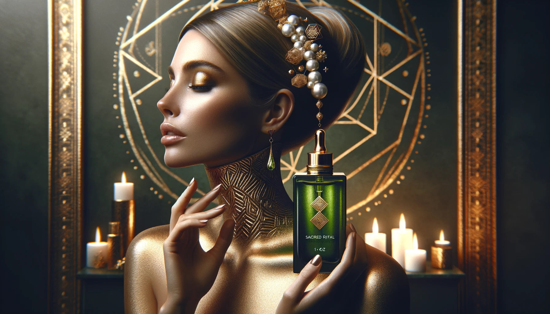 Unveiling the Luxe: Sacred Green Caviar & 24K Gold Elixir